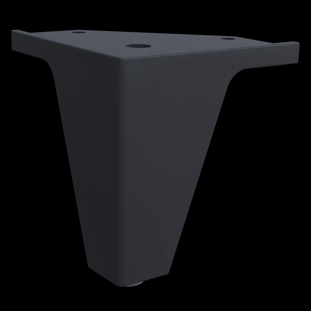01704017WR1 - Designs of Distinction - 4 inch Apex Foot - Flat Black