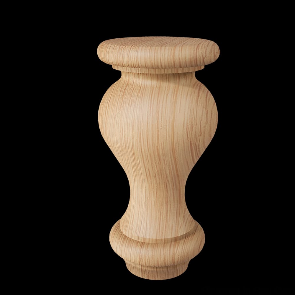 01704110AK1 - Designs of Distinction - Madison Bun Foot - Red Oak
