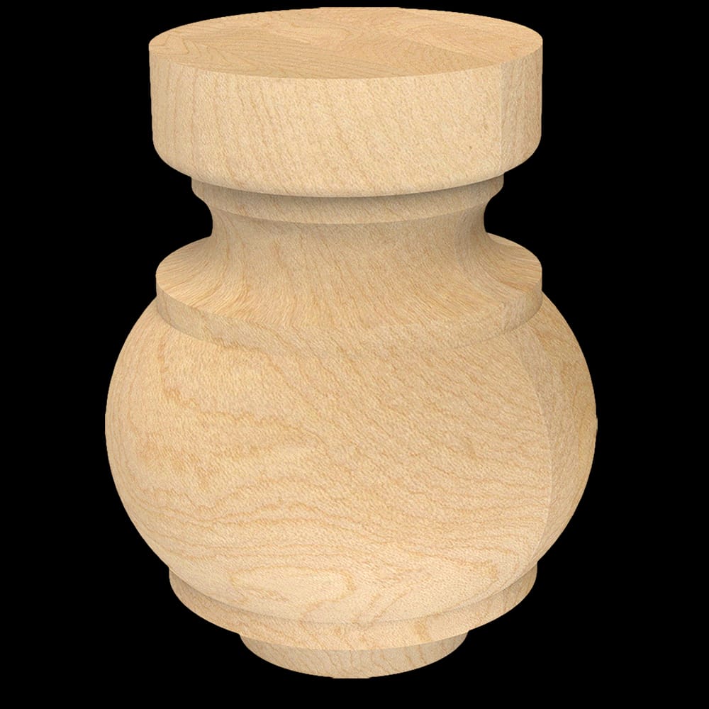 01704210PT1 - Designs of Distinction - Craftsman Bun Foot - Paint Grade