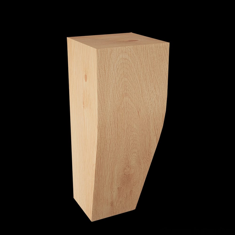01705110AK1 - Designs of Distinction - Stratford Bun Foot - Red Oak
