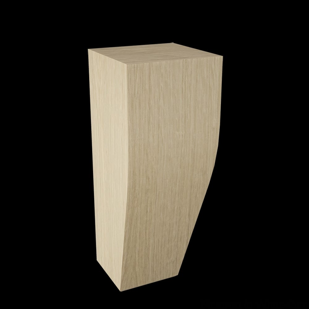 01705110WK1 - Designs of Distinction - Stratford Bun Foot - White Oak