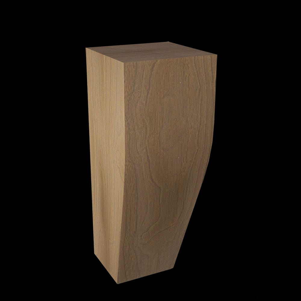 01705110WL1 - Designs of Distinction - Stratford Bun Foot - Walnut