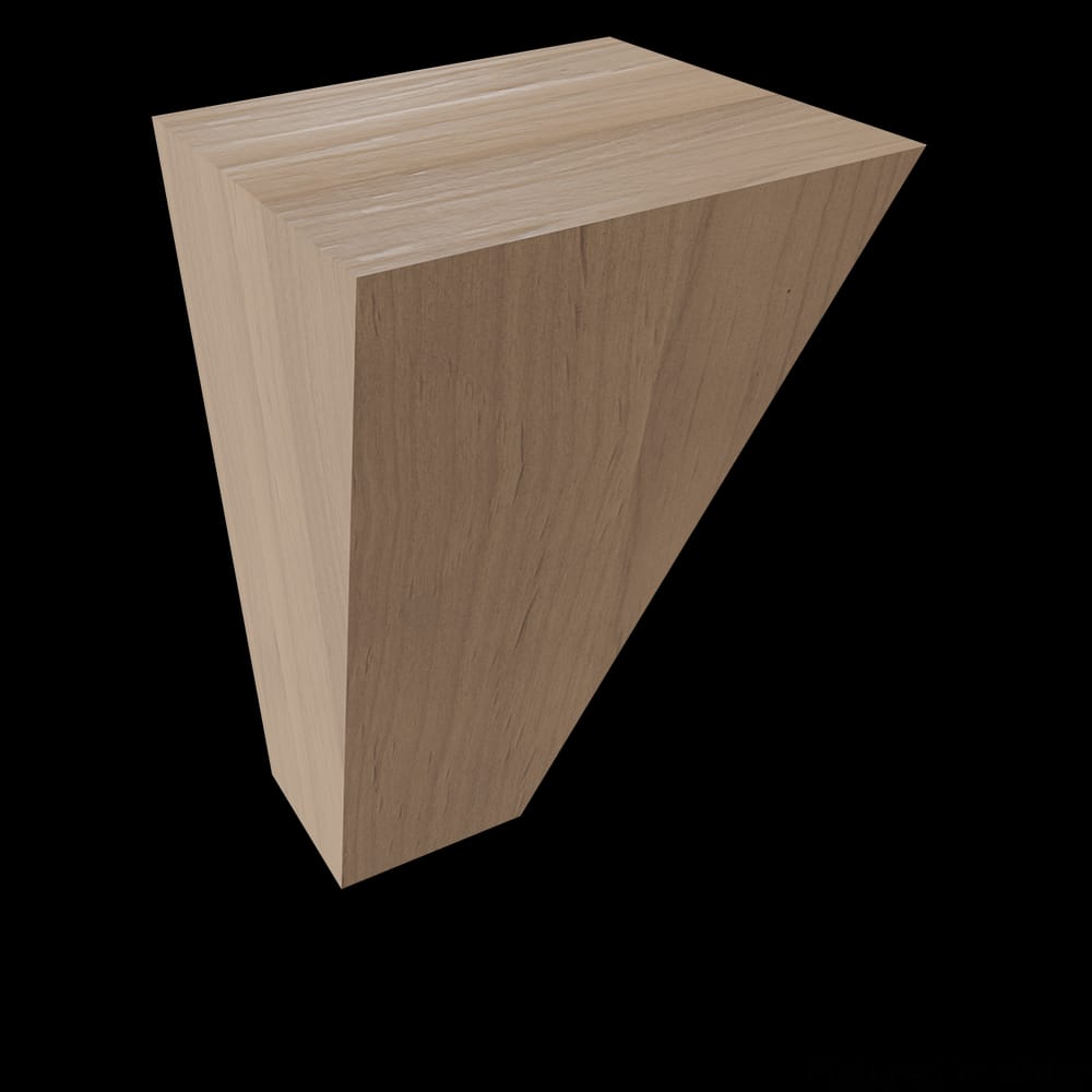 01705155AL1 - Designs of Distinction - Apex Toe Kick Foot - Alder