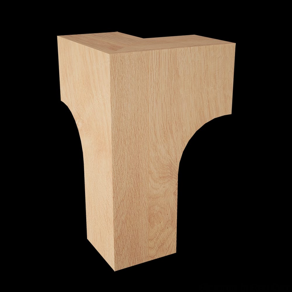 Craftsman Corner Bun Foot - RO
