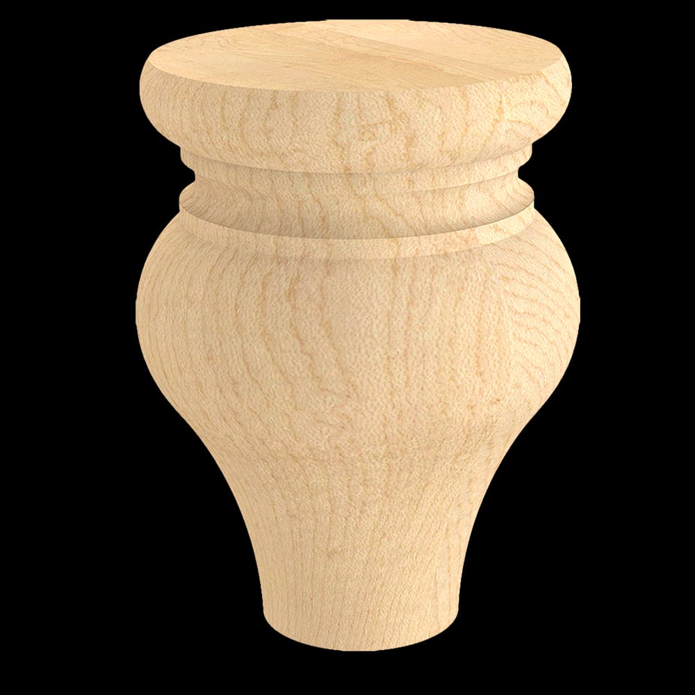 01706010AL1 - Designs of Distinction - Tulip Bun Foot - Alder