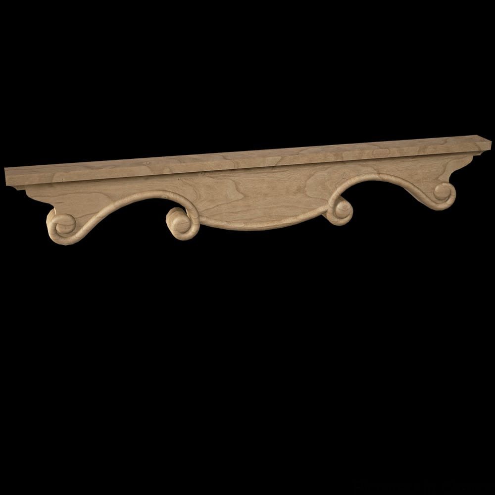 01708310CH1 - Designs of Distinction - Hand Carved Center Pedestal - Cherry