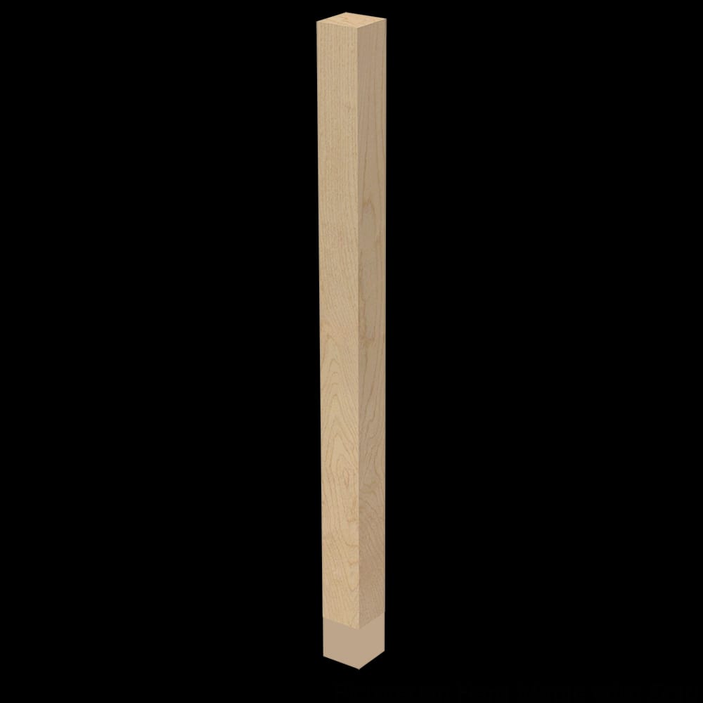01722910ALGL1 - Designs of Distinction - 2 inch x 29 inch Square Leg with Soft Gold Sleeve - Alder