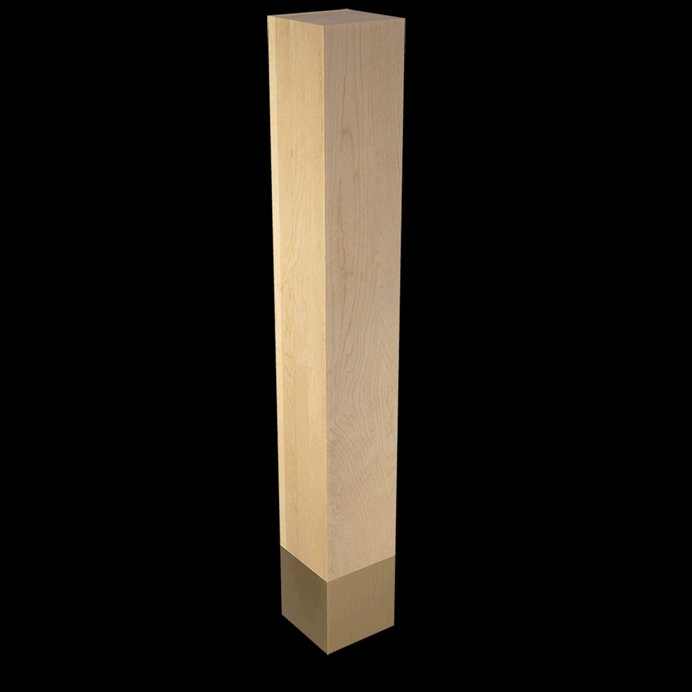 01724001CHWB1 - Designs of Distinction - 4 inch x 29 inch Square Leg with Warm Bronze Sleeve - Cherry