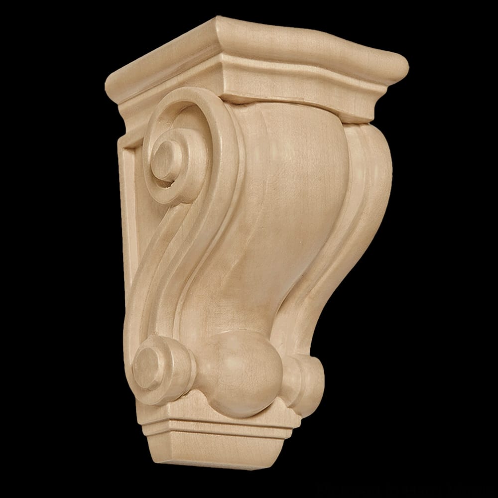 01904990HM1 - Designs of Distinction - Mini Corinthian Corbel - Hard Maple