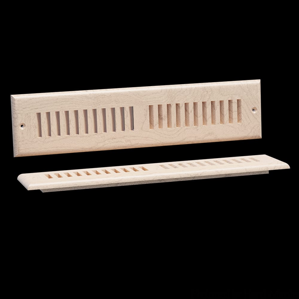 01992014WK1 - Designs of Distinction - Large Self Rimming Toe Kick Vent - White Oak
