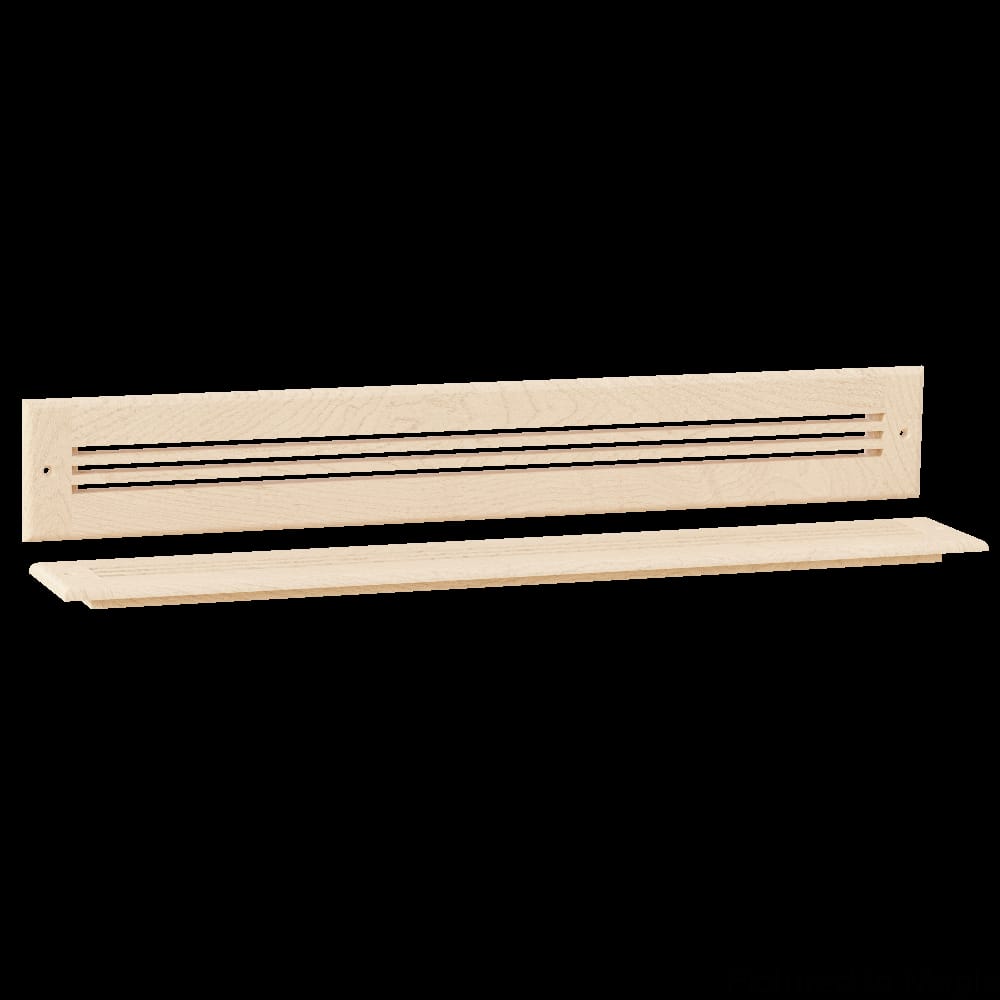 01992224HM1 - Designs of Distinction - 25.75 inch wide Linear Style Toe Kick Vent - Hard Maple