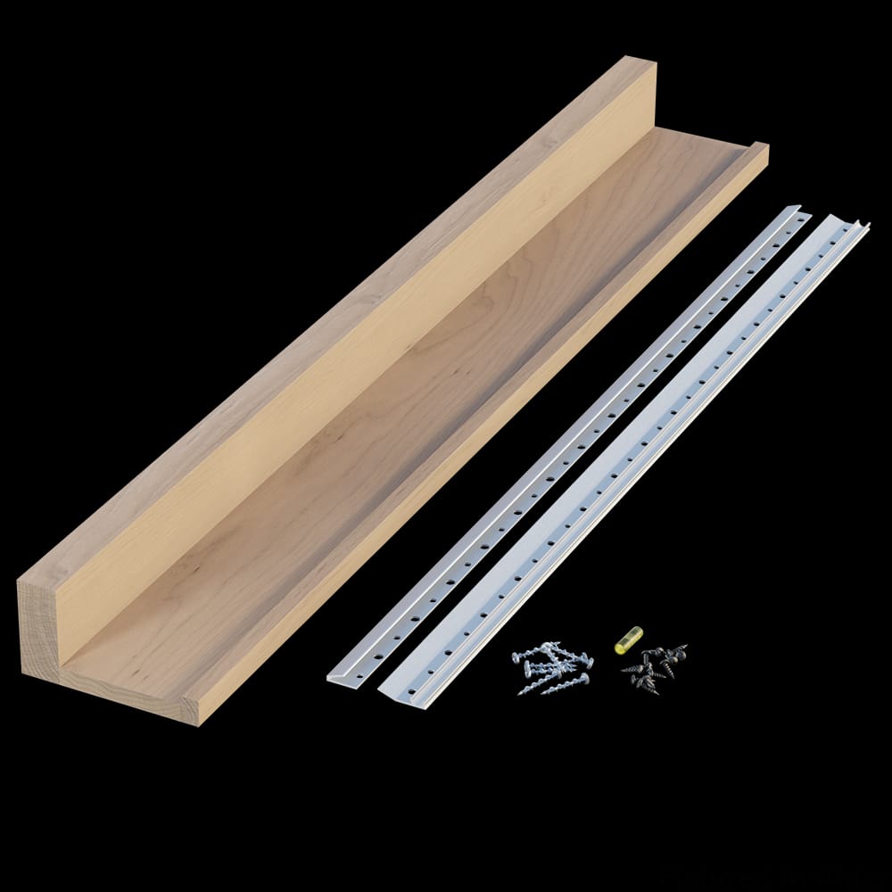 01CHSHLF0436AL1 - Designs of Distinction - 36 inch Slimline Channel Shelf - Alder