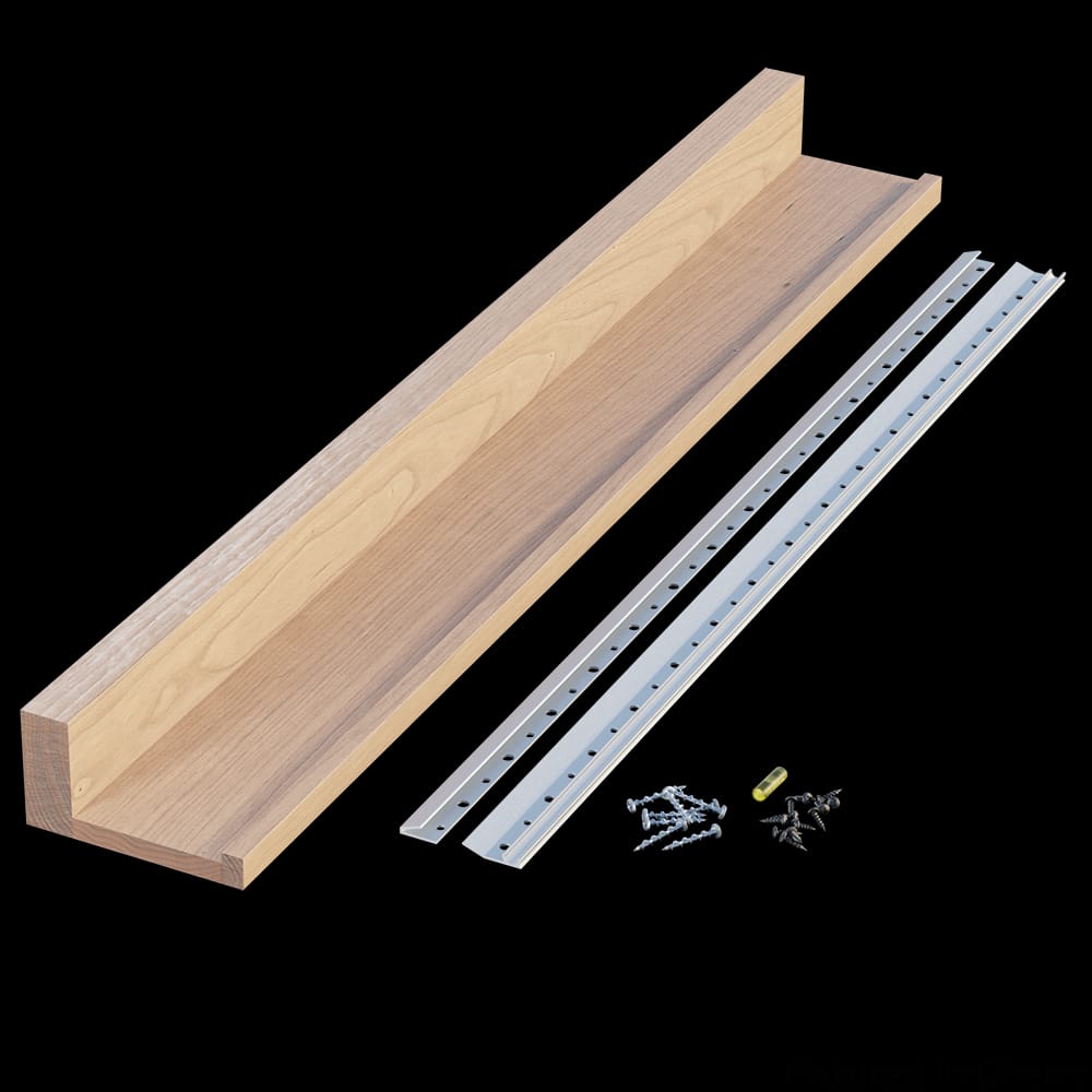 01CHSHLF0436CH1 - Designs of Distinction - 36 inch Slimline Channel Shelf - Cherry