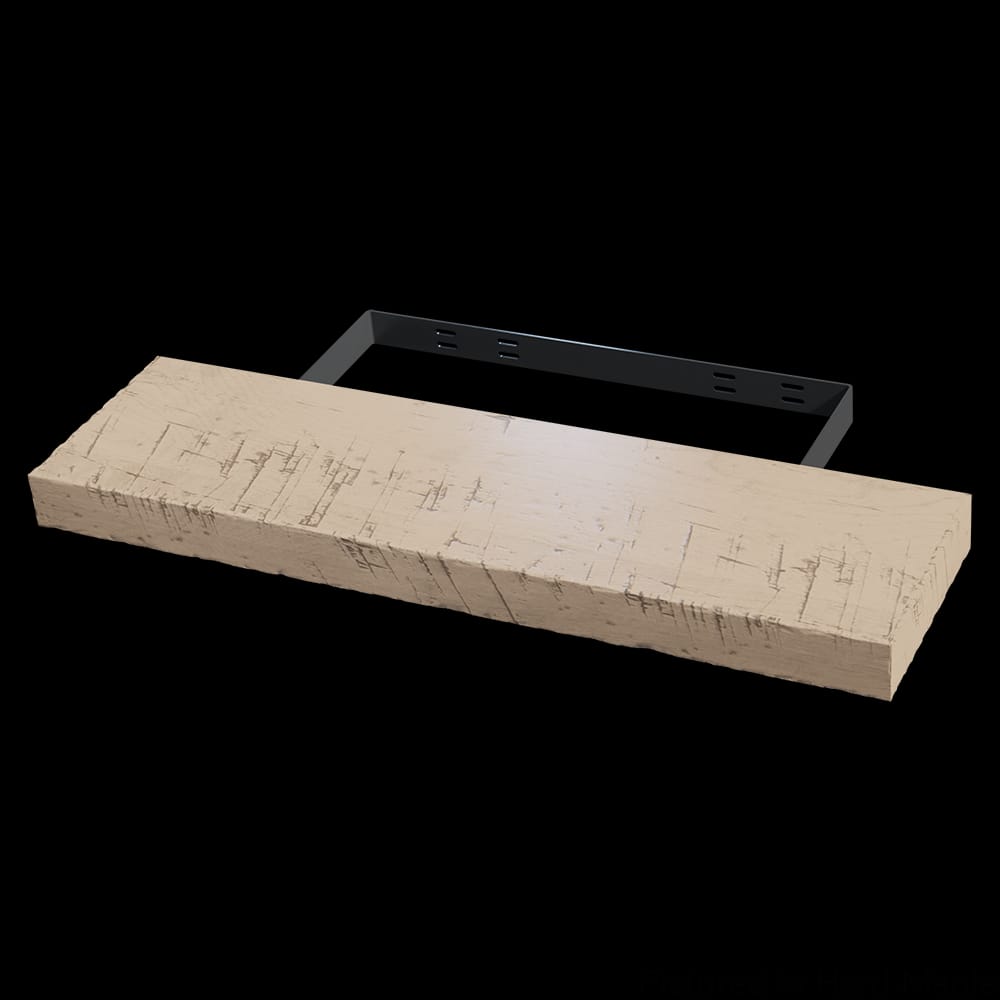 01FL103610HM1 - Designs of Distinction - 10 inch x 36 inch Rustic Hand Scraped Floating Shelf - Hard Maple