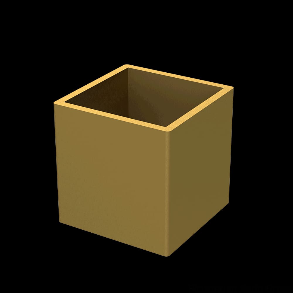 01FRS1010SB1 - Designs of Distinction - 1 inch x 1 inch Square Ferrule - Satin Brass