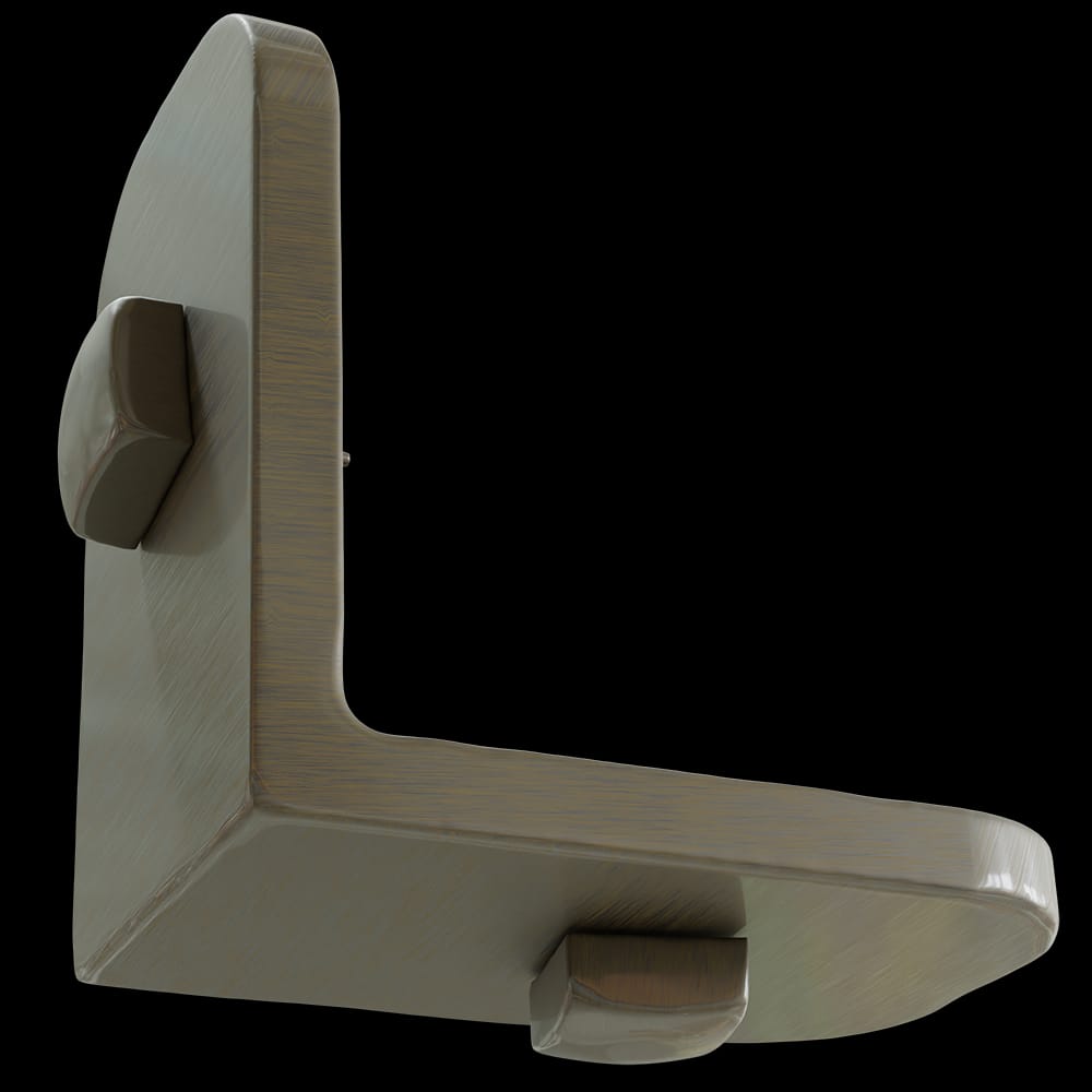 01HC1008AB1 - Designs of Distinction - 2 inch Brass Apex Strap - Antique Brass