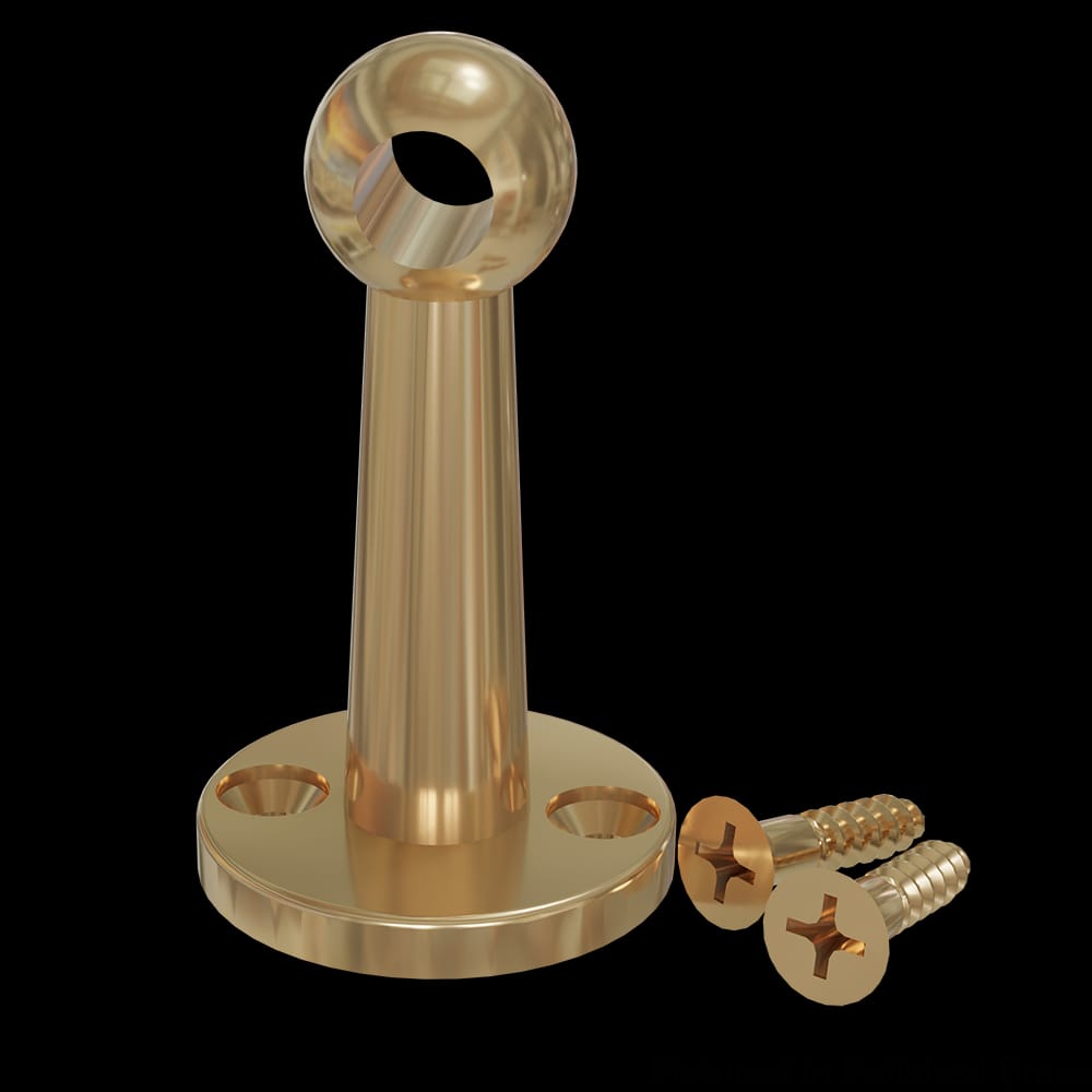 01HC9001PB1 - Designs of Distinction - Gallery Rail - Center Post - Polished Brass