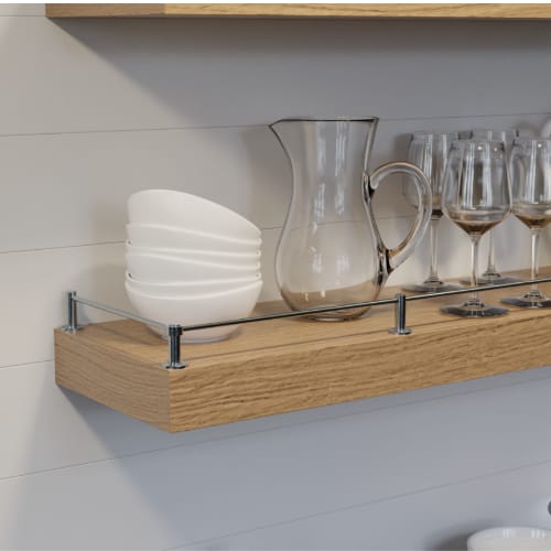 01HC9014SS1 - Designs of Destinction - Gallery Rail - Contemporary - End Post - Single Rail - Stainless Steel