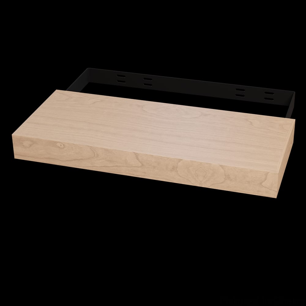 01MFL102410CH1 - Designs of Distinction - 10 inch x 24 inch Contemporary Floating Shelf - Cherry