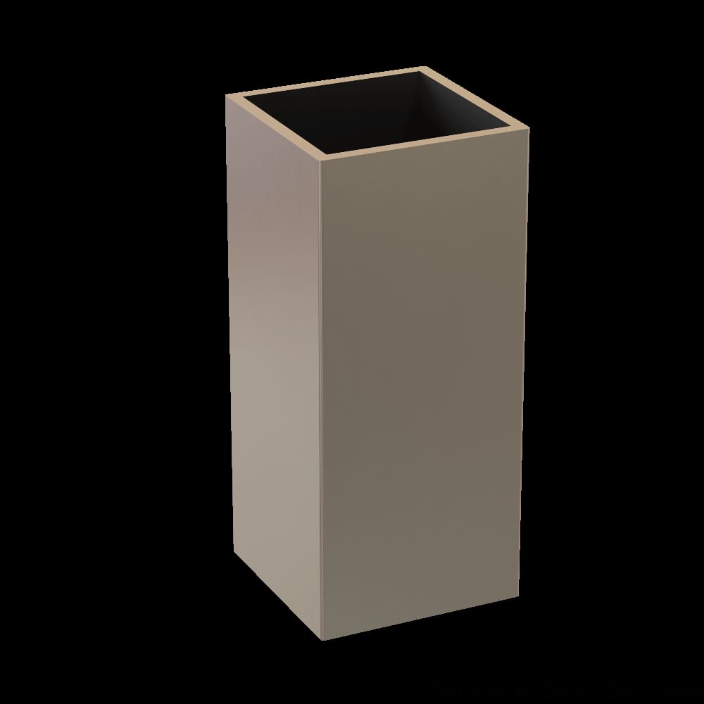 01SLV245ST1 - Designs of Distinction - 2 inch Square x 4.5 inch high Satin Stainless Metal Sleeve
