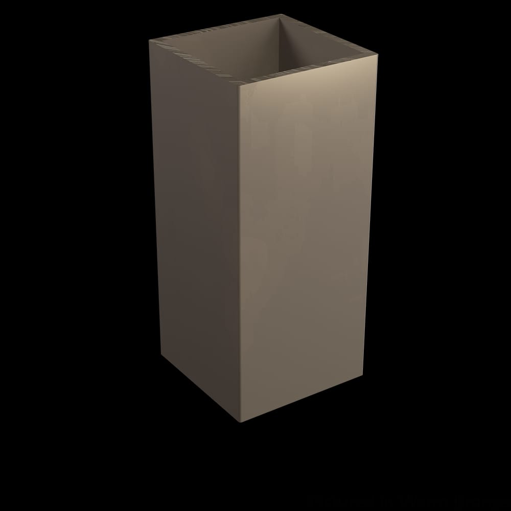 01SLV245WB1 - Designs of Distinction - 2 inch Square x 4.5 inch high Warm Bronze Metal Sleeve