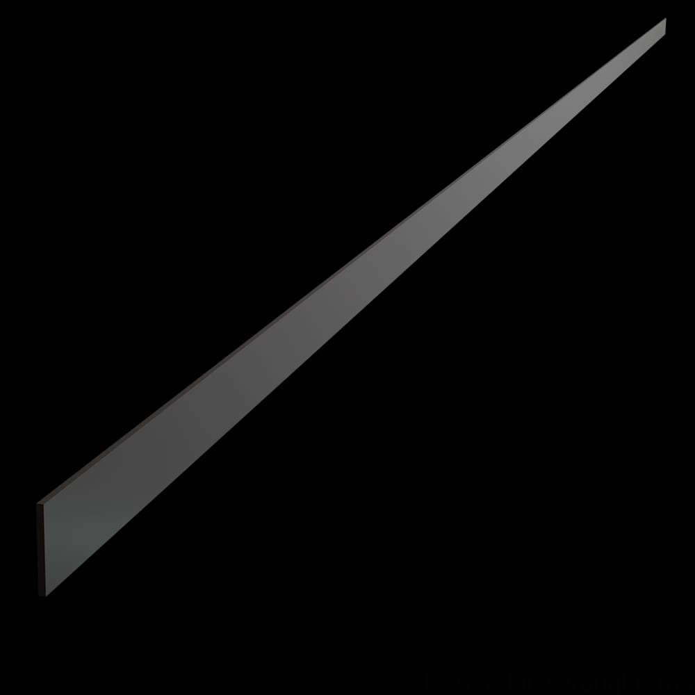 01STRAP7572WR1 - Designs of Distinction - Decorative Aluminum Strap - .75 inch wide x 72 inch long - Flat Black