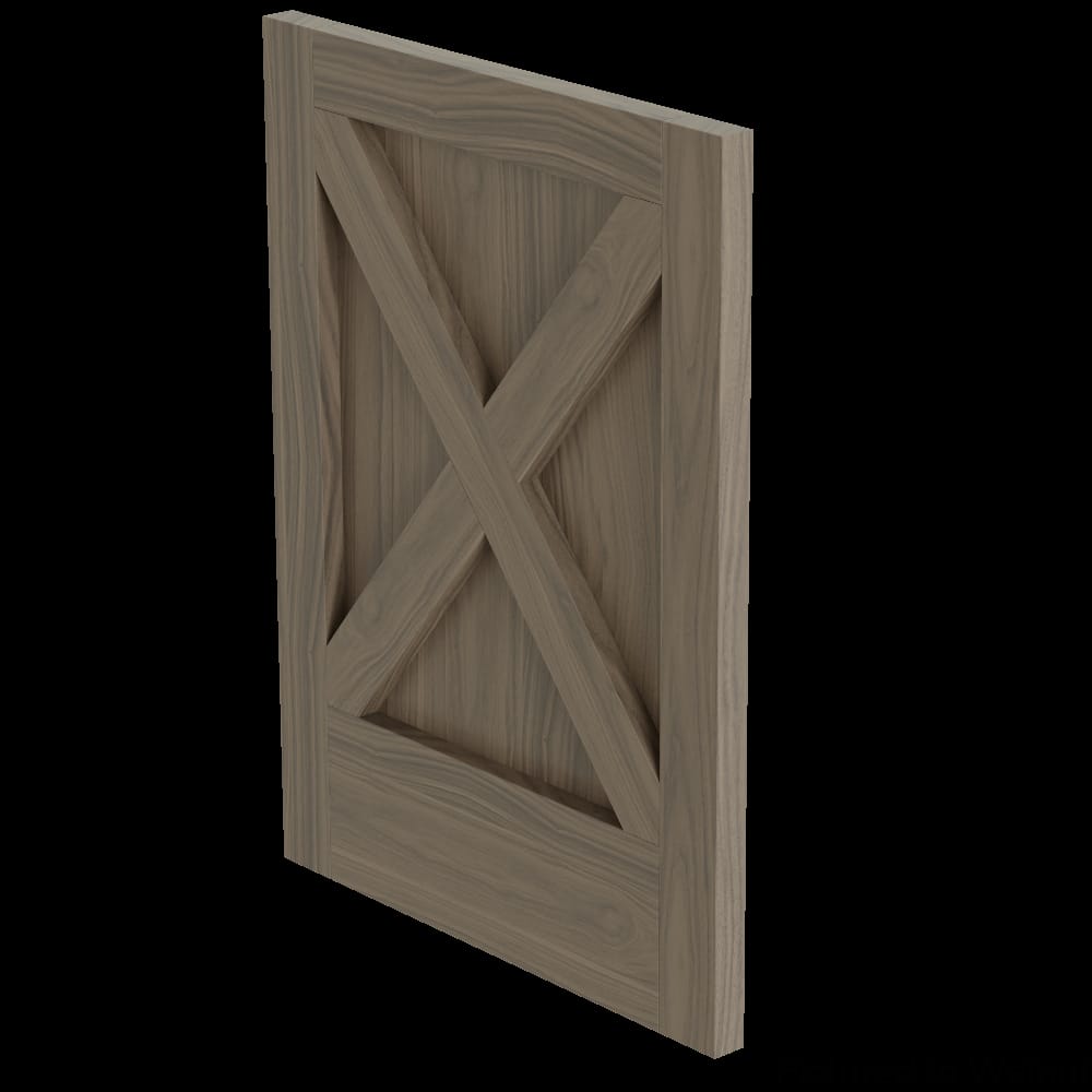 01XPN1525LNGWL4 - Designs of Distinction - 1.5 inch x 25 inch Trimmable Island End Panel with Backer - Walnut