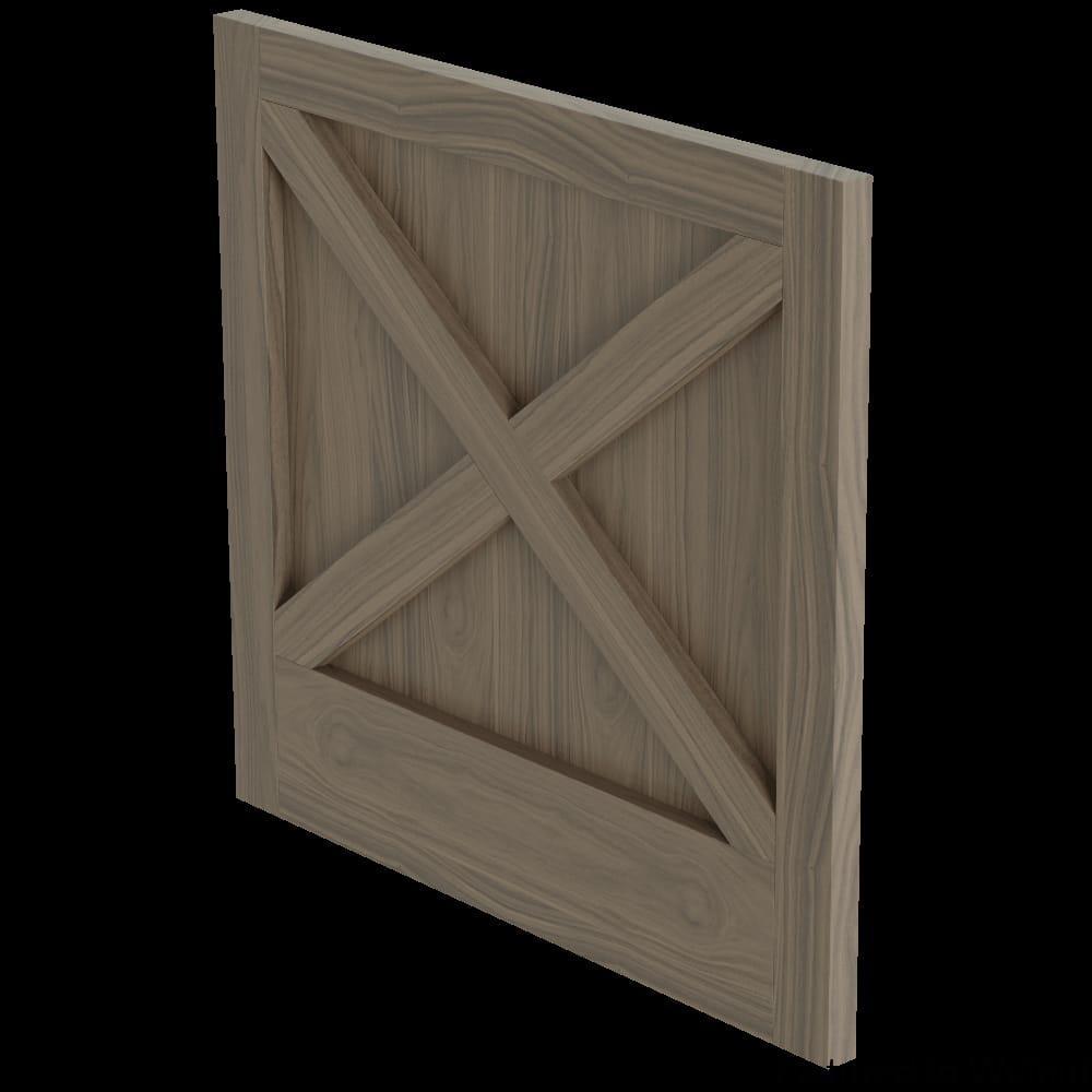 01XPN1536LNGWL4 - Designs of Distinction - 1.5 inch x 36 inch Trimmable Island End Panel with Backer - Walnut