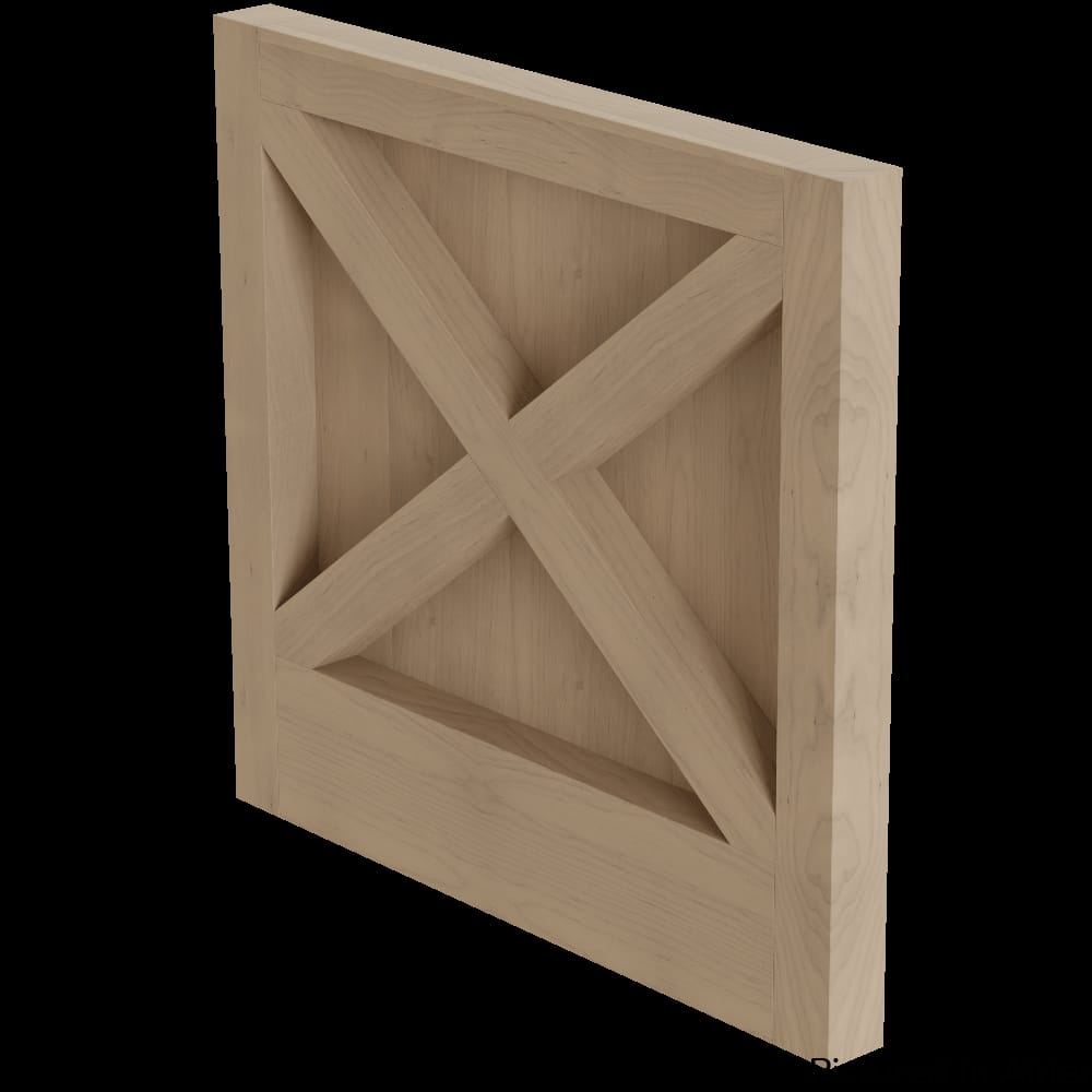 01XPN3036LNGAL4 - Designs of Distinction - 3 inch x 36 inch Trimmable Island End Panel with Backer - Alder
