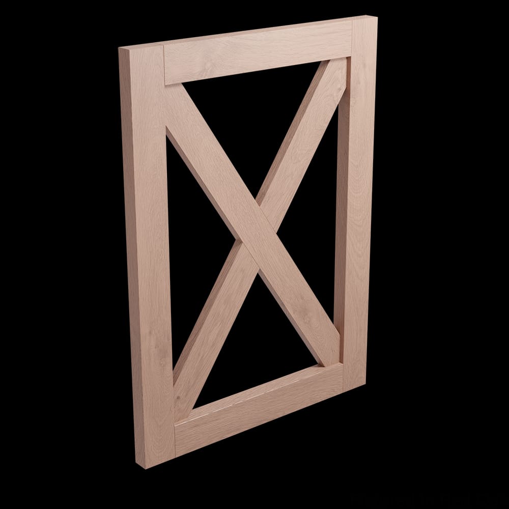 01XPNL1525AK1 - Designs of Distinction - 1.5 inch x 25 inch Island End Panel - Red Oak