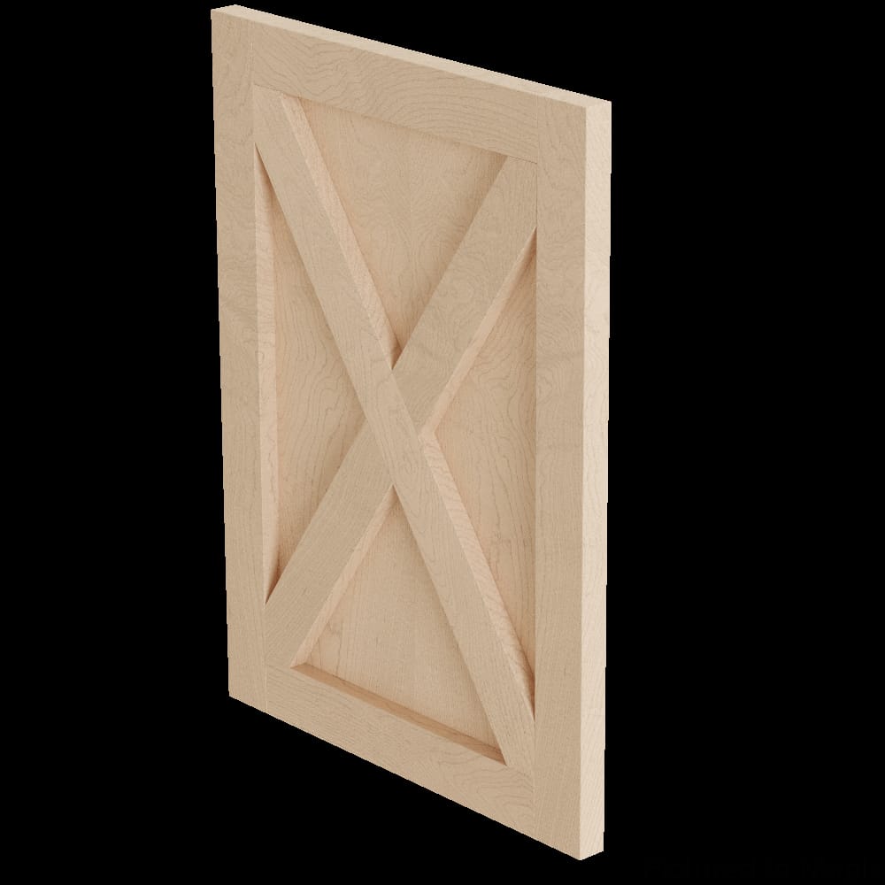 01XPNL1525HM4 - Designs of Distinction - 1.5 inch x 25 inch Island End Panel with Backer - Hard Maple
