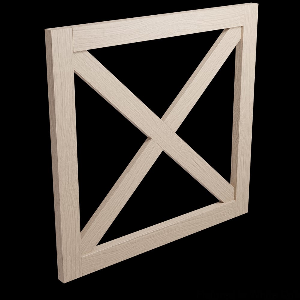 01XPNL1536WK1 - Designs of Distinction - 1.5 inch x 36 inch Island End Panel - White Oak