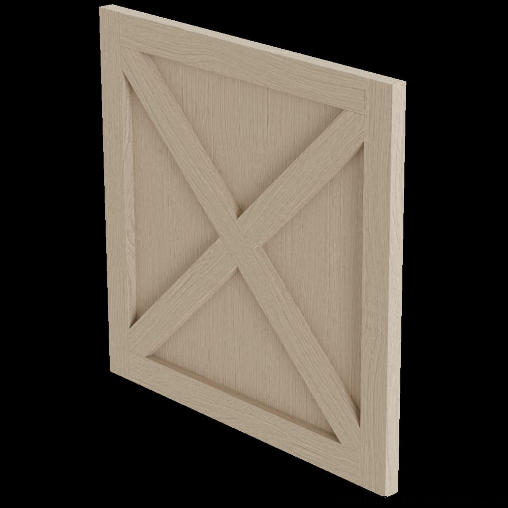 01XPNL1536WK4 - Designs of Distinction - 1.5 inch x 36 inch Island End Panel with Backer - White Oak