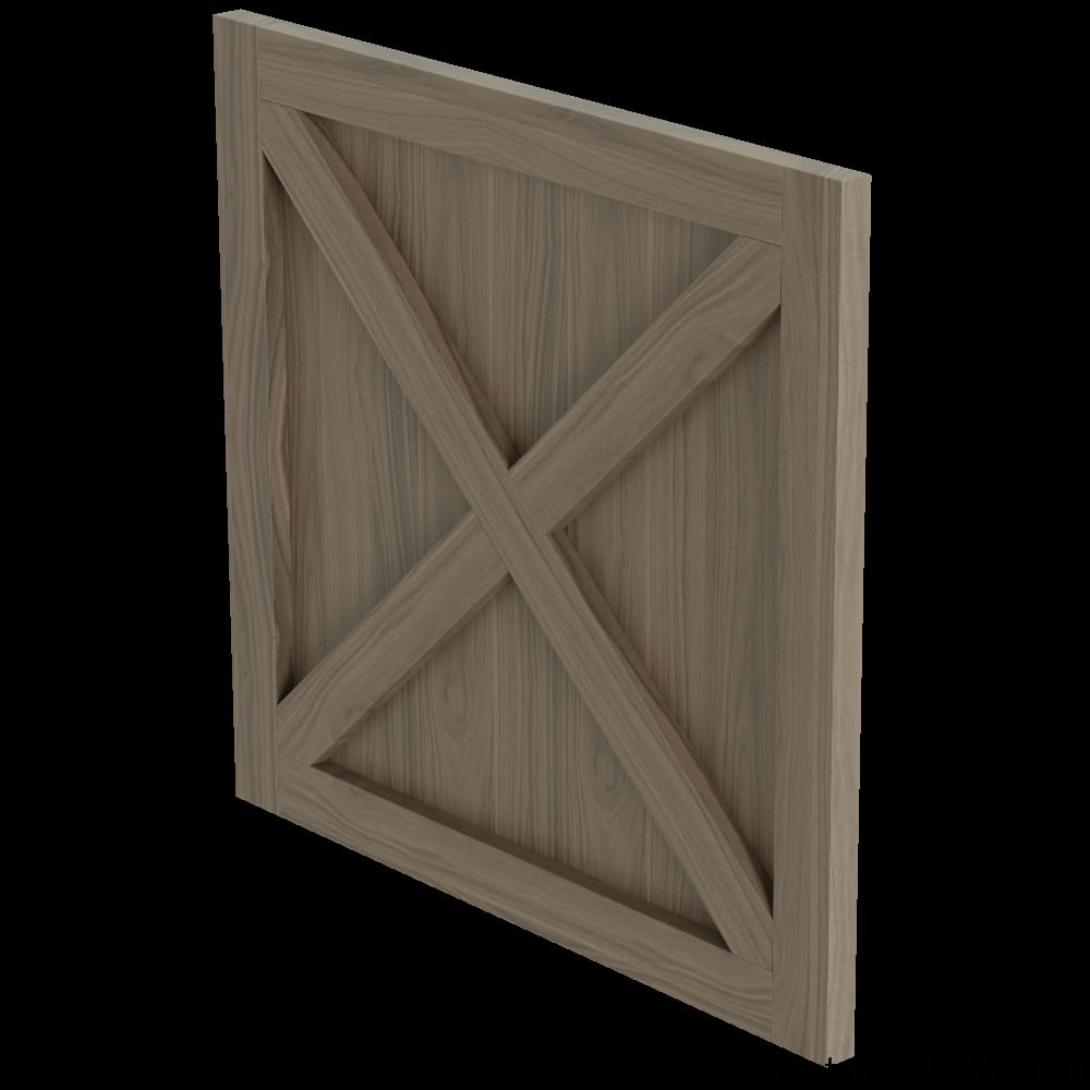 01XPNL1536WL4 - Designs of Distinction - 1.5 inch x 36 inch Island End Panel with Backer - Walnut