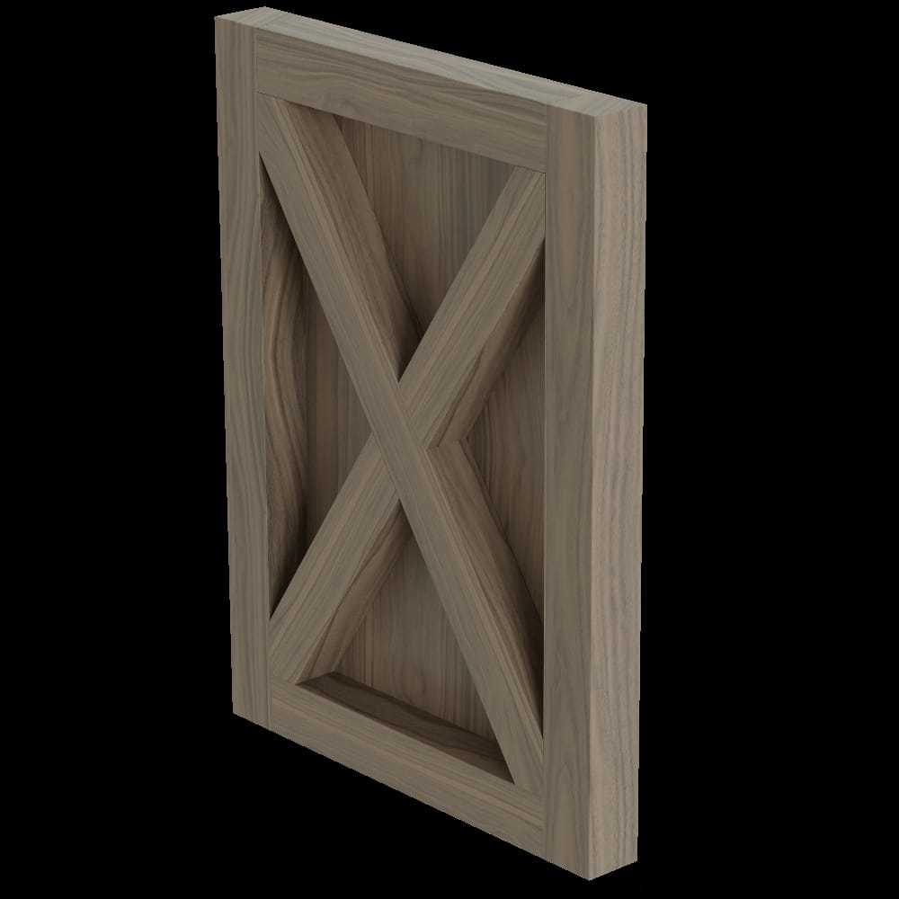 01XPNL3025WL4 - Designs of Distinction - 3 inch x 25 inch Island End Panel with Backer - Walnut