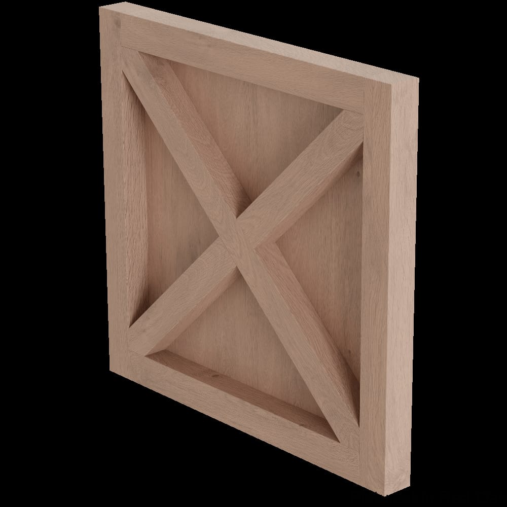 01XPNL3036AK4 - Designs of Distinction - 3 inch x 36 inch Island End Panel with Backer - Red Oak
