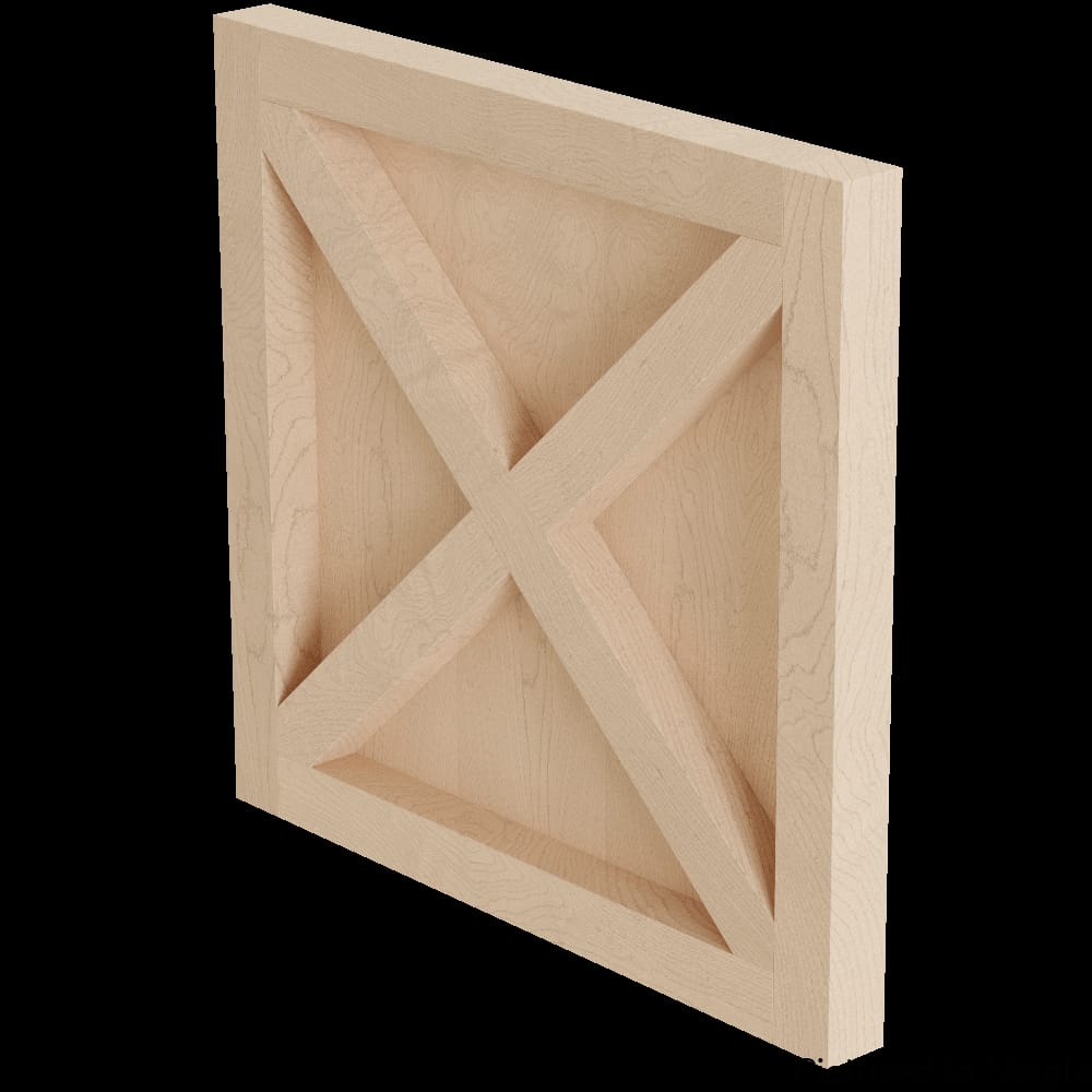 01XPNL3036HM4 - Designs of Distinction - 3 inch x 36 inch Island End Panel with Backer - Hard Maple