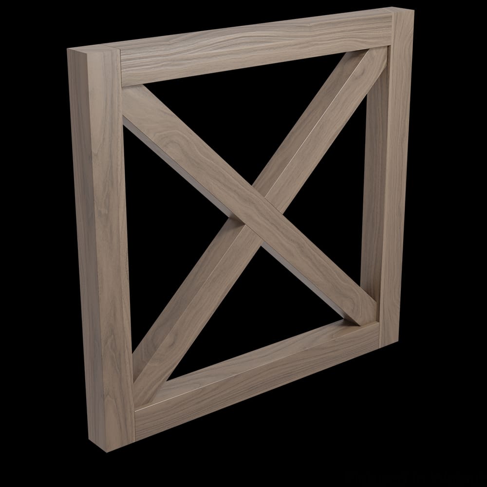 01XPNL3036WL1 - Designs of Distinction - 3 inch x 36 inch Island End Panel - Walnut