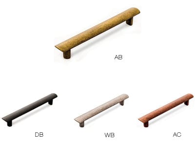 ES-Z007-160/AC - Esor - Decorative Pull - 160mm Center to Center - Matte Antique Copper - Sugatsune