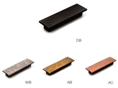 ES-Z403-128/DB - Esor - Decorative Pull - 128mm Center to Center - Dark Bronze - Sugatsune