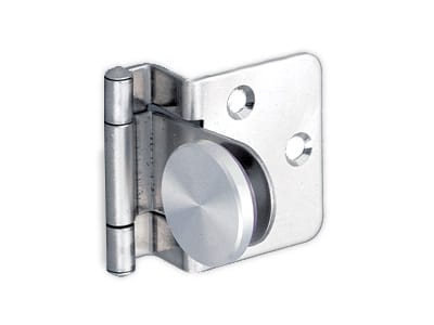 GH-34/8/S-P - Glass Door Hinge - Half Overlay - Stainless Steel - Sugatsune