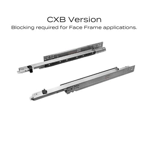 G7U6S610CXF2 - Progressa+ Smove -  24 Inch - Undermount Slide - Heavy Duty -Full Extension - Soft-Close  - Salice