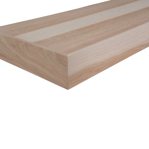FS0124HUF1 - Floating Shelf - 24 inches Wide x 10 inches Deep x 2.5 inches Thick - Hickory