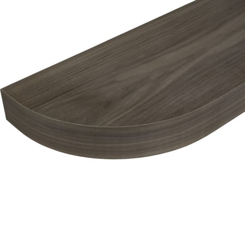 FSC8124EUF1 - Curved Floating Shelf - 24 inch - Walnut