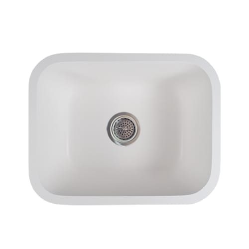 Gemstone - Utility Sink - Undermount - Rectangle - 15 inch x 17 inch - Polar White