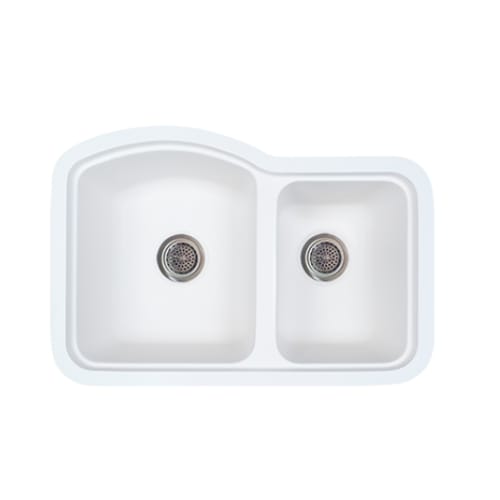 Gemstone - Kitchen Sink - Undermount - Double Bowl - 60/40 - 15 inch x 23 inch - Biscuit