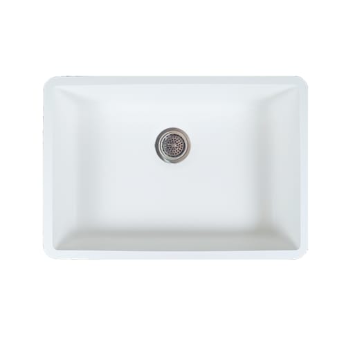 Gemstone - Utility Sink - Undermount - Rectangle - Shallow - 16 inch x 24 inch - Polar White