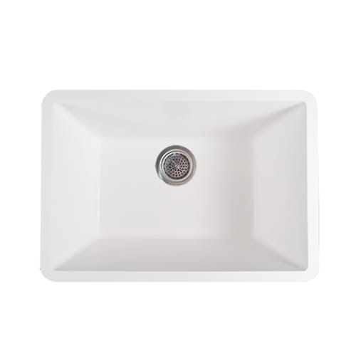 Gemstone - Utility Sink - Undermount - Rectangle - Deep - 24 inch x 16 inch - Polar White
