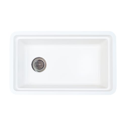 Gemstone - Kitchen Sink - Undermount - Single Bowl - Rectangle - Reversible - 26 inch x 15 inch - Ivory