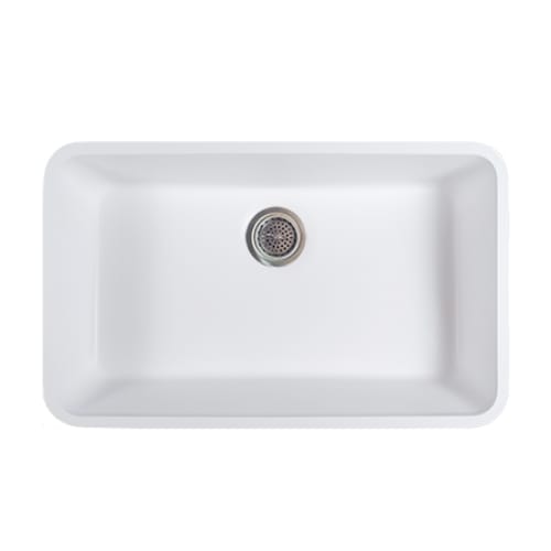 Gemstone - Kitchen Sink - Undermount - Single Bowl - Rectangle - 27 inch x 16 inch - Ivory